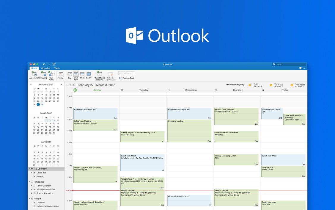 how much is microsoft outlook for mac 2017